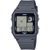Цифровые часы Casio POP на био-основе со светодиодной подсветкой, ежедневным будильником, серым ремешком, LF-20W-8A2CF