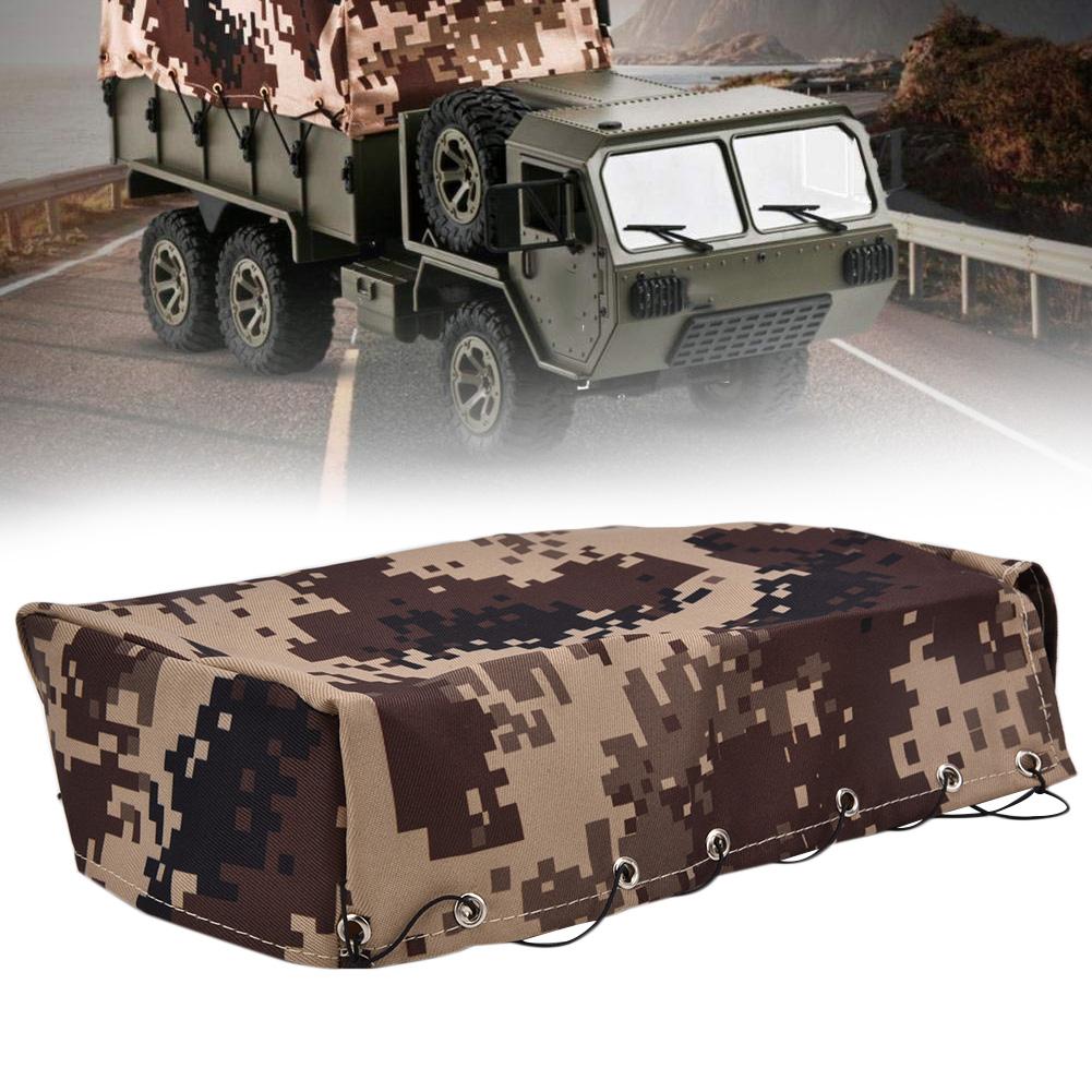 Canvas Tent Decoration Model Car Accessories for Jannyshop Fayee FY004 Military SiX Wheel Truck