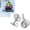 Round Shaft Replacement Skids Stainless Steel Snow Plow Feet  Traction Enhancement