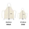 1 Pack Black Cat Pattern Men and Women Suitable for Home Dinner Kitchen Cooking Apron Cleaning Apron Anti-fouling