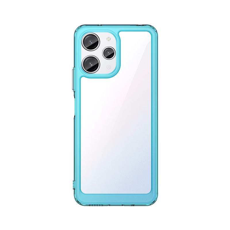 Чехол-накладка для Xiaomi Redmi 12 Для Redmi 12 Funda Shell Жесткий Полупрозрачный Мягкий Бортик Защитный Бампер для Телефона Для Redmi 12