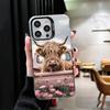 Милый Хайлендский бык Ударопрочный чехол для телефона для iPhone 17 Air 16 16E 15 Pro Max 14 Plus 13 Mini 12 Задняя крышка Противоударный Fundas