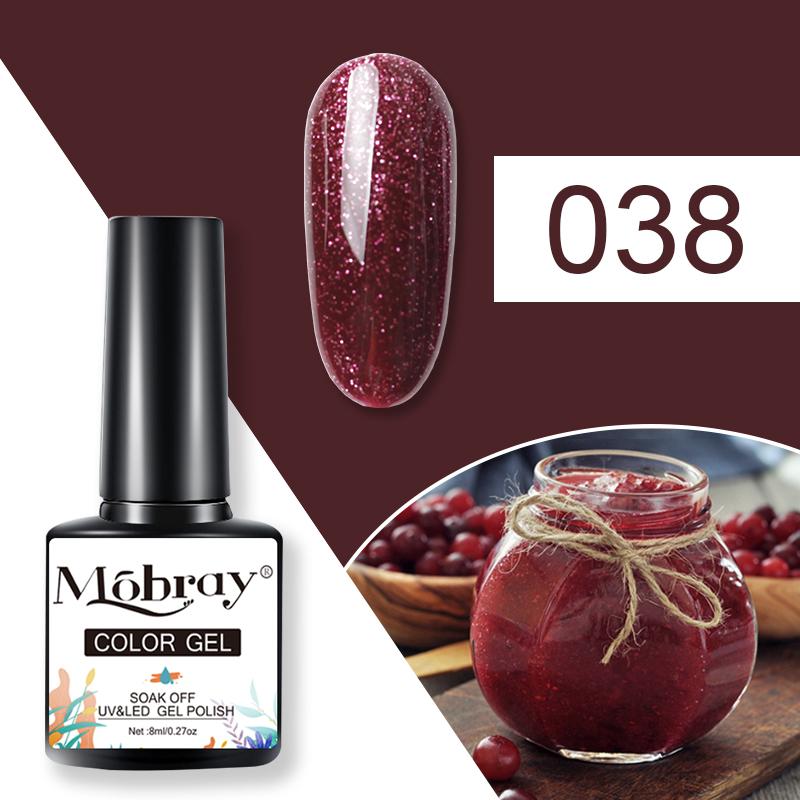 Mobray 80 цветов гель-лак для ногтей 8 мл полупостоянный гель-лак замачиваемый УФ-гель для дизайна ногтей
