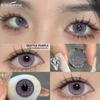 Eyeshare 1 Pair New Fashion Color Contact Lenses Light Color Series Brown Gray Pink Purple Beauty Contact Lenses Korean Contact Lenses Natural Fashion