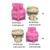 1/2Head-Planter силиконовая форма лицо цветочный горшок бетонная форма лицо статуэтка кашпо лицо ваза для цветов эпоксидная литейная форма
