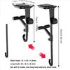 Adjustable 2-In-1 Mantel Hook Space Saving Fireplace Hanger Christmas Stocking Holder  Front Door