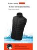 Unisex USB-Controlled Carbon Fiber Heated Vest with Four Switches