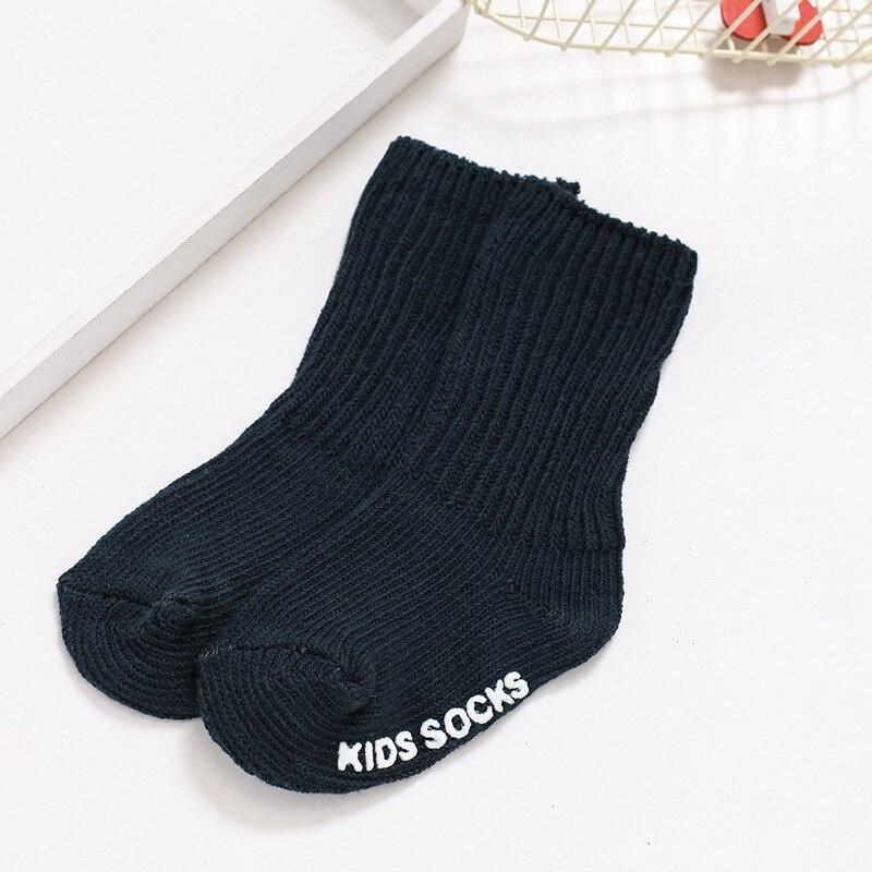 Детские носки, мягкие хлопковые носки для маленьких мальчиков и девочек, нескользящие носки-тапочки, удобные носки для новорожденных, зимние вещи, аксессуары для малышей, От 0 до 4 лет