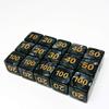 MINI CUBER Black and Silver Dice Set of Compatible with Damage Counter Substitute 15, Pokémon Cards,