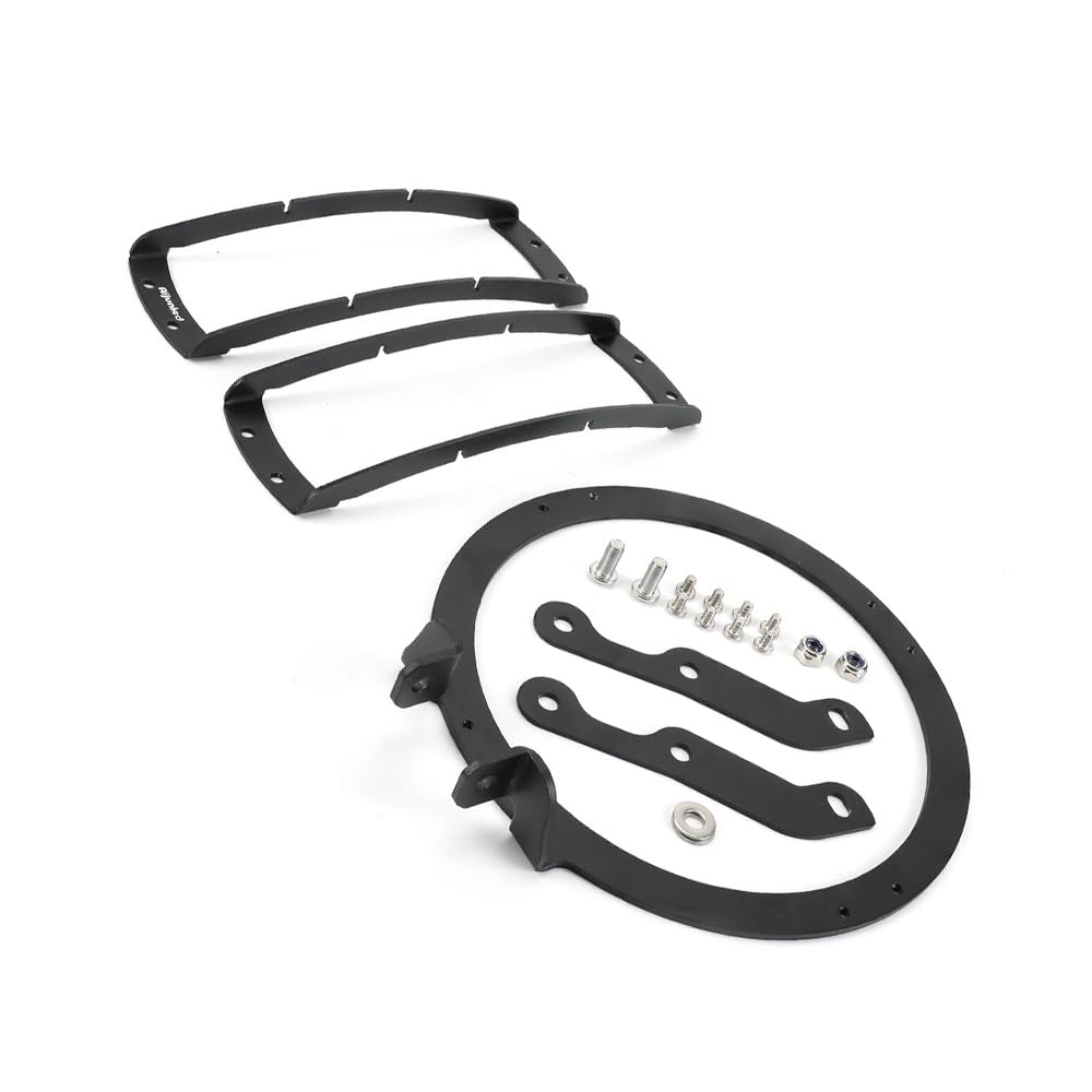 MAORANG FOR X350 X350 2023-2024 Headlight Guard Motorcycle Change Retro Head Guard Net Headlight Shade Accessories Bracket X350 Motorcycle Accessories