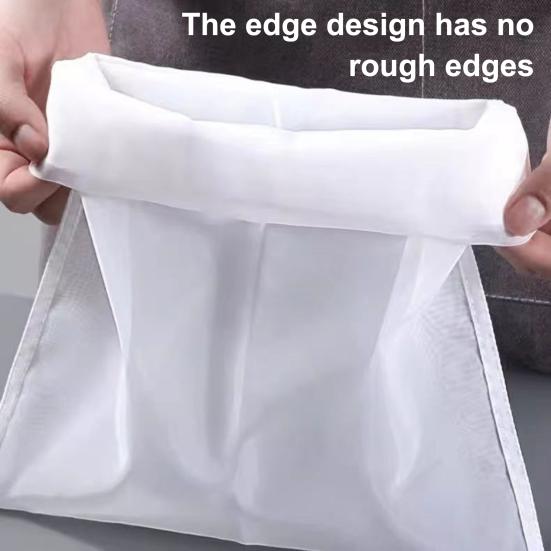 3Pcs Nut Milk Bag for Straining Reusable Cheesecloth Bags Fine Mesh Filter Bags for Cooking Baking Juicing Cheese Making Soy Milk Kitchen Essential