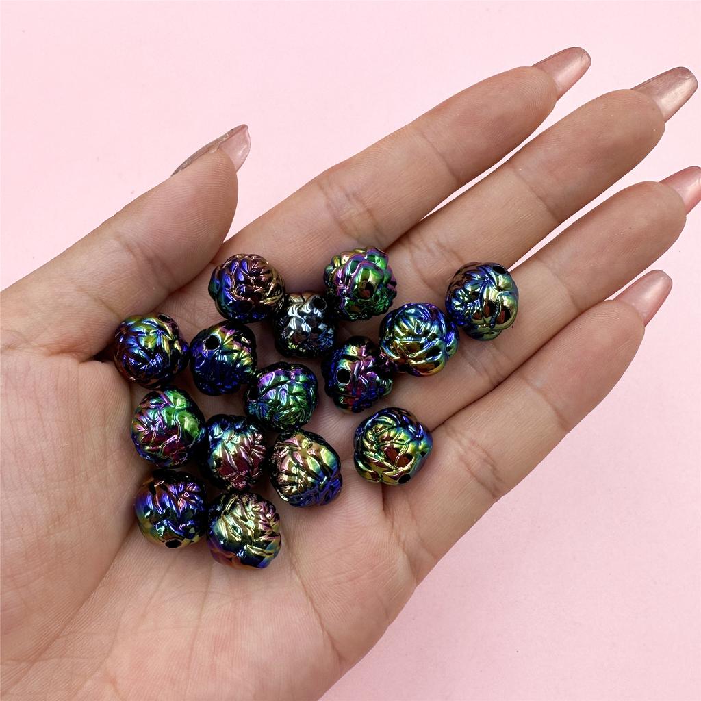 15 шт. 15 мм модные акриловые цветы свободные бусины «сделай сам» для ожерелья, браслетов, изготовления ювелирных изделий