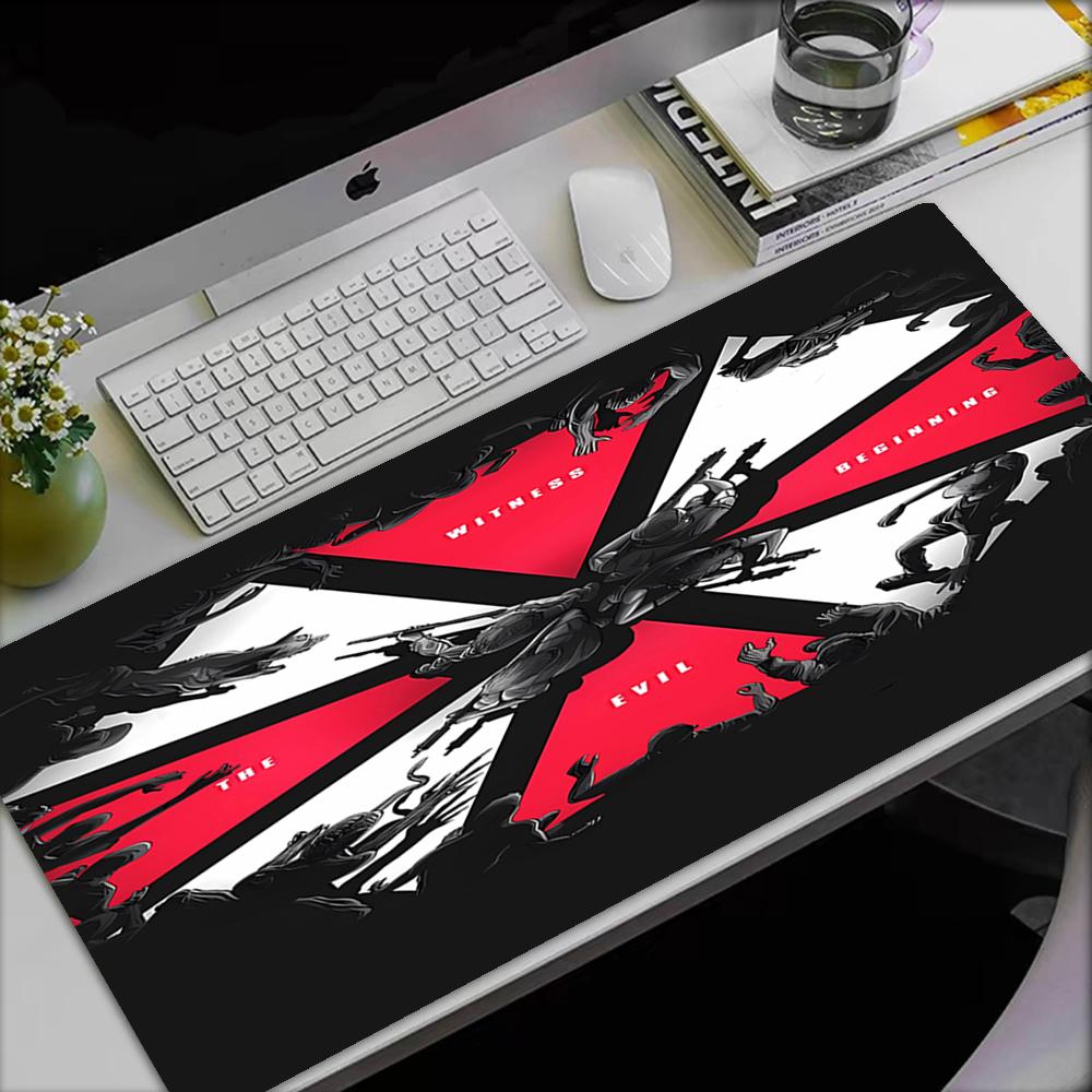 Resident Evil Theme Mouse Pad, Non Slip Rubber Base, Multifunctional Office & Home Decor, Perfect for Workspace Personalization.