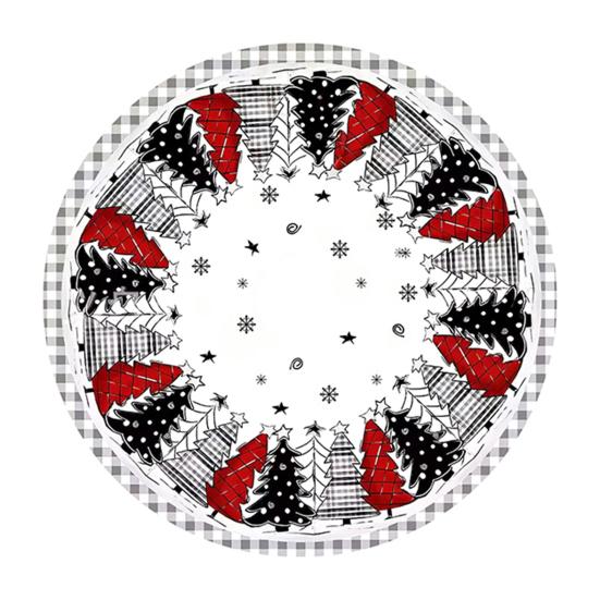 36-дюймовая юбка для рождественской елки, милый снеговик/гном, деревенская юбка для рождественской елки, зимний праздничный коврик для елки для украшения дома в помещении и на улице