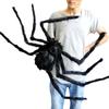 Хэллоуин Большой Плюшевый Паук Ужас Украшение Хэллоуина Реквизит для Вечеринки Уличный Гигантский Декор Паук Комната Розыгрыш Черный Паук