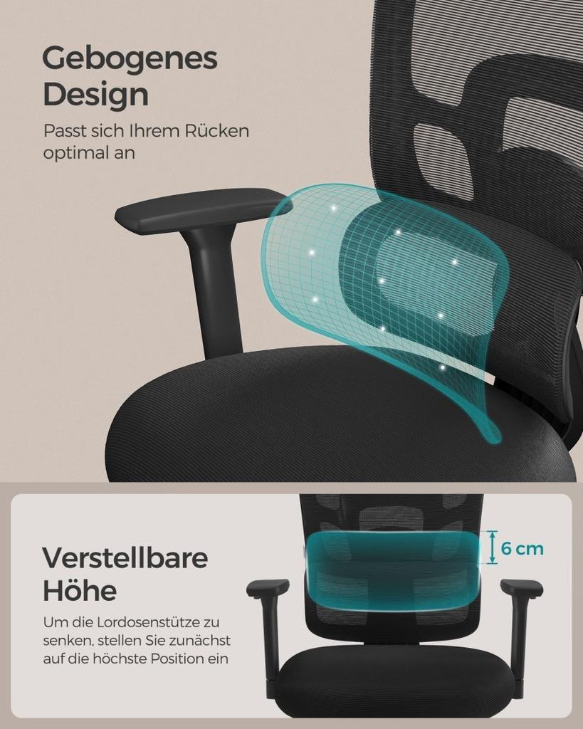 Эргономичное офисное кресло, офисное кресло с высокой