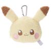 PokéPeace Plush Pouch, Pikachu Plush Toy, Approx. 16cm Wide