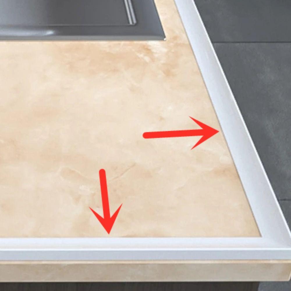 Black/White Water Stopper Strip Self-Adhesive Floor Retaining Barrier Shower