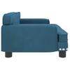 Dog Bed Blue 70x45x30 cm Velvet