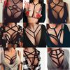Sexy Women Girl Elastic Cage Bra Bandage Strappy Halter Bra
