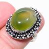 Green Onyx Gemstone 925 Sterling Silver Jewelry Ring Size 8 Y2q09
