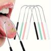 1-piece Reusable Stainless Steel Tongue Cleaner, Tongue Scraper, Tongue Care Tool with Comfort Grip Design