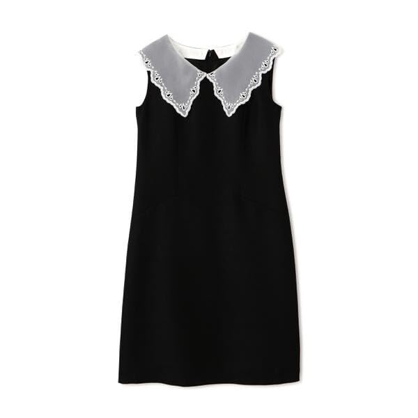 [Jill by Jill Stuart] Sheer Color Tweed Dress