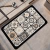 Nordic Bath Mat Bathroom Non-slip Foot Mats Super Absorbent Quick Dry Shower Rug Toilet Pad Doormat Washable