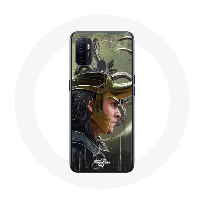 Coque - Maniacase - Oppo A53 - Souple - Noir - Loki Thor Ragnarok