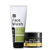 Face Wash - Oily Skin - 200g | With Basil & Key Lime - For Acne-Prone Skin | Checks Acne & Blackheads & De-Tan Cream For Men- 50g