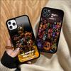 F-FNAF Пять ночей с Фредди Чехол для телефона для iPhone 17 16 Pro Max Air 13 12 Mini 14 15 Plus 11 Задняя крышка из ПК+ТПУ