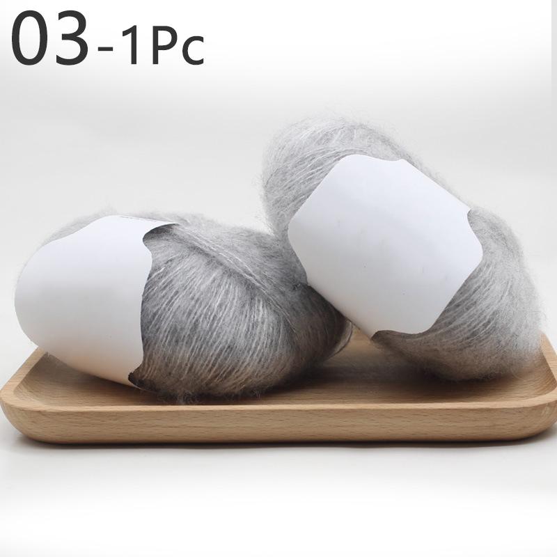 1 шт., 30 г, нить для вязания крючком из мохера для свитера, шарфа, пряжа для вязания, мягкая многоцветная пряжа для рукоделия «сделай сам»