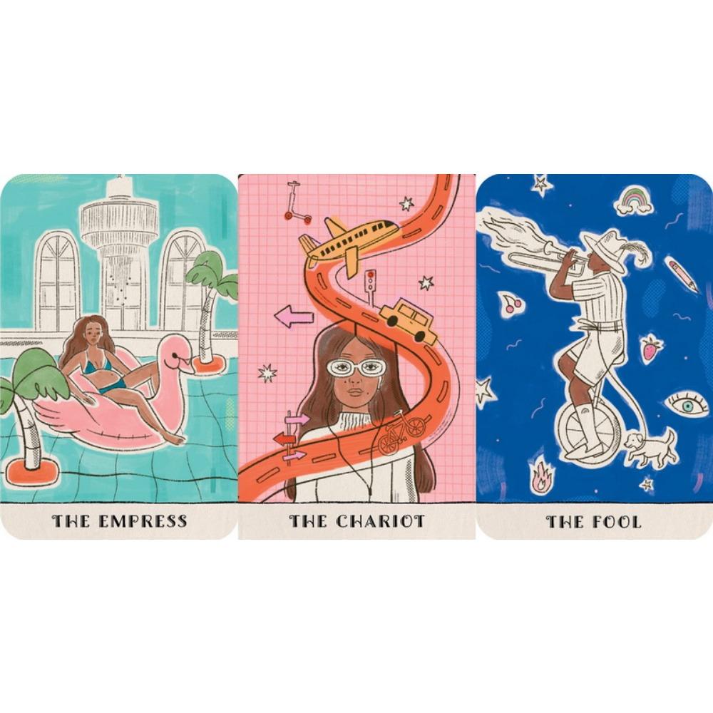 Карты Таро Real Talk 10,3*6 см, современные иллюстрации, вдохновленные современной жизнью, с характерными архетипами и сценами, 78 шт. карт