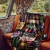 Elegant 80Th Birthday Celebration Wishes And Quotes Blanket Personalized Name Soft Comfortable Stylish Blanket Car Blanket Perfect For Travel Camping