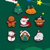 Christmas Theme Cartoon Brooch, SantaClaus/Snowman/Gingerbread Man Brooch Metal Brooch Clothing Accessories