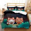 Cute BuBu Bear Kawaii Bedding Set Cartoon Anime All Season Duvet Cover Soft Quilt Cover and Pillowcases Single/Double/Queen/King