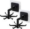 1/2Pcs Kitchen Hook Multifunctional Hook 360 Degree Swivel Rack Bathroom Wall Door Hook Bracket And Storage Spoon Rack Accessory