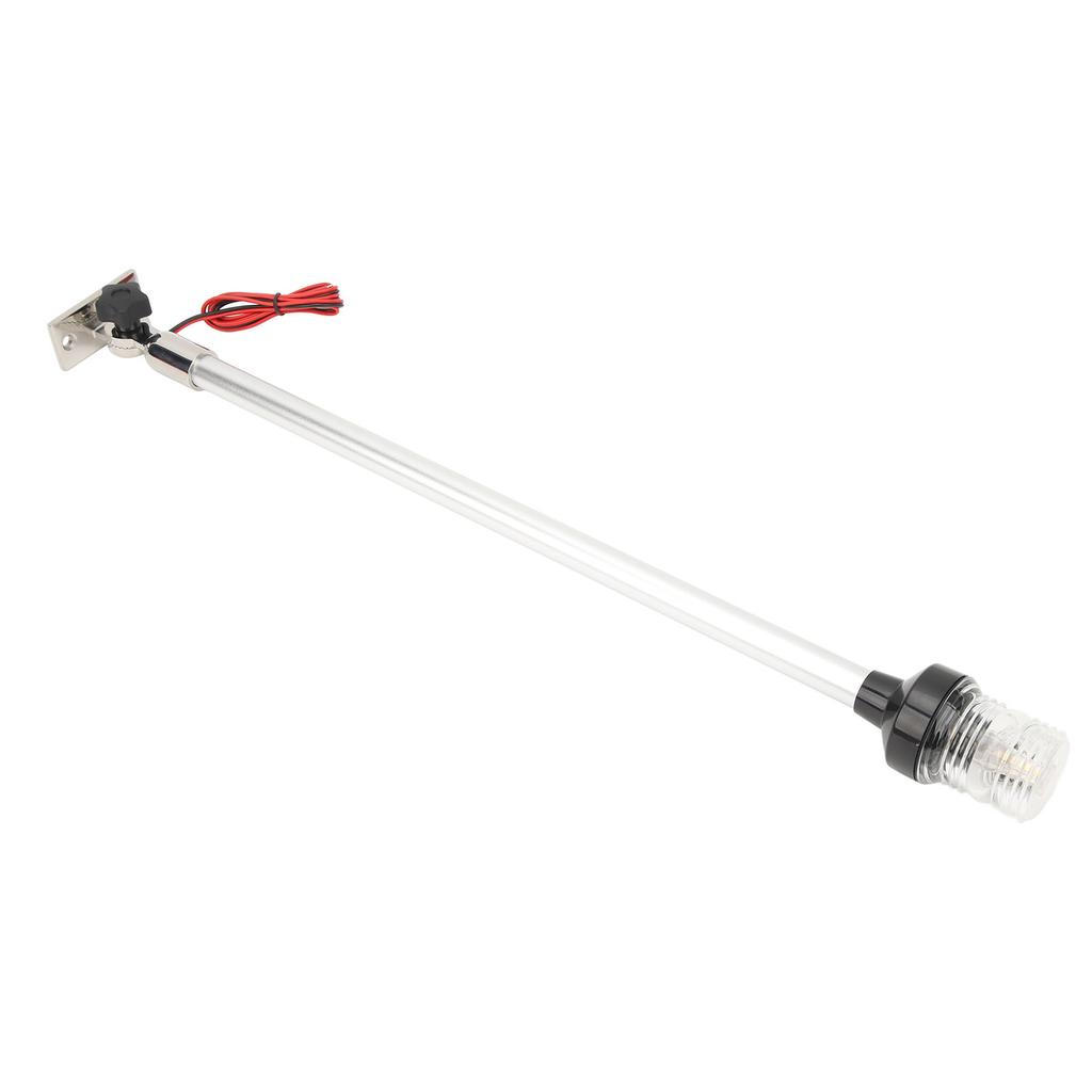 24in LED Boat Anchor Light 360 Degree All Round 2NM Visibility 316 Stainless Steel Navigation Anchor Light for Yacht
