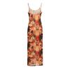 Hugo Womens/Ladies Mesh Spaghetti Strap Maxi Dress