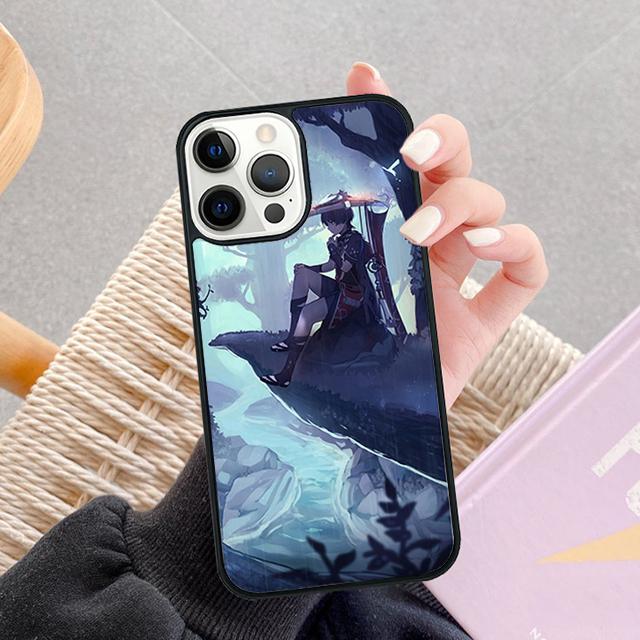 Чехол для телефона Scaramouche Genshin Impact для iPhone 17 Air 13 12 14 15 16 Чехол для Apple iPhone 17 Air Pro Max Plus