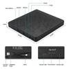 Внешний дисковод USB 3.0/Type-C, тонкий внешний DVD-RW, записывающее устройство для компакт-дисков, записывающее устройство, проигрыватель, оптические приводы со слотами SD/TF и USB3.0