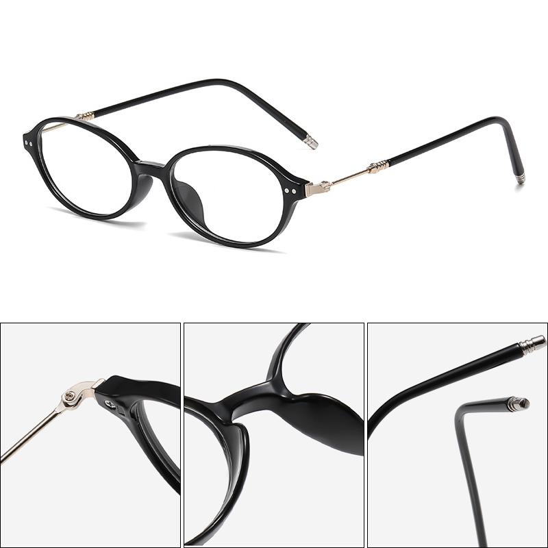 Xiaomi Women Vintage Oval Finished Photochromic Myopia Glasses Ready to Wear 0 to -4.00 Diopters Daily Eyewear 6165