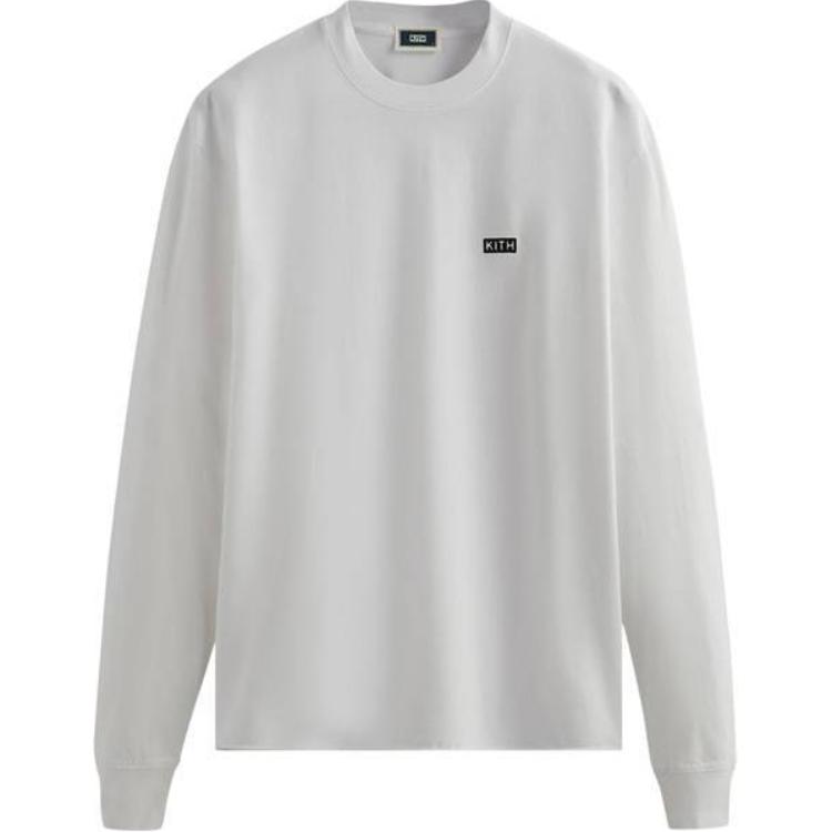 Kith Long-Sleeve Lax Tee White Men Tops KHM030688-101