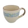 Tableware East Mug, Mosaic, Hand-Painted Ichinen, Blue-Green, tz-003-01