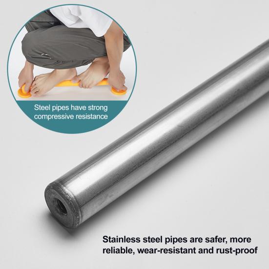 Нескользящий несущий поручень с подсветкой, дугообразным коленом, устойчивый к ржавчине стоячий опорный поручень