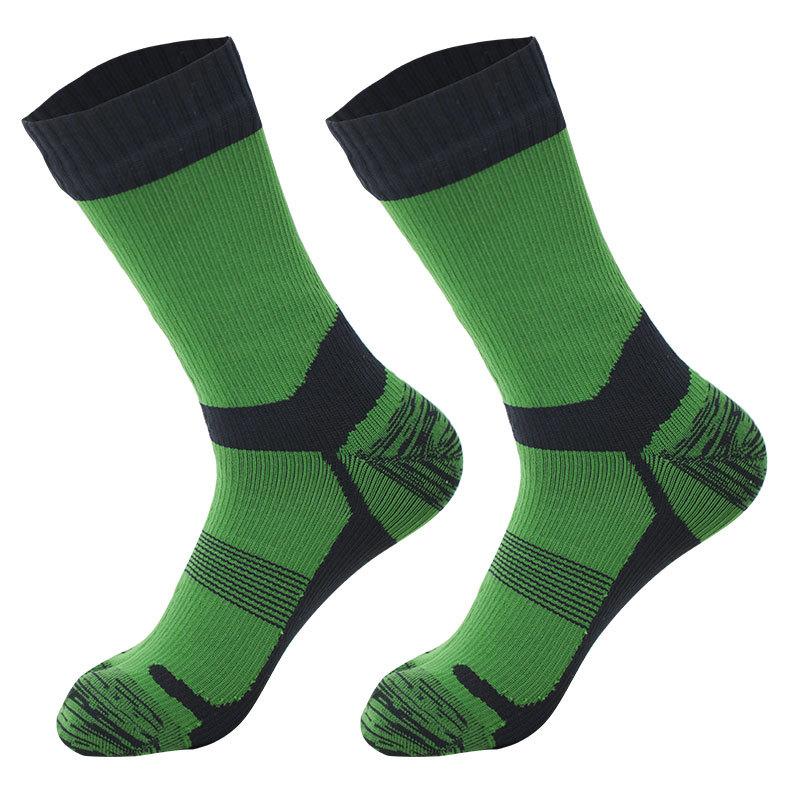 Unisex Mid Calf Ski Socks, Nylon Breathable Sweat Absorbent Winter Sports Socks for Men Women, 168N Terry Knit Thermal Socks