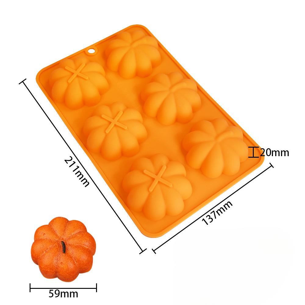 Силиконовая форма для шоколада в виде тыквы на Хэллоуин своими руками, мини-привидение, бисквитные конфеты, принадлежности для выпечки, форма для свечей, инструменты для украшения торта