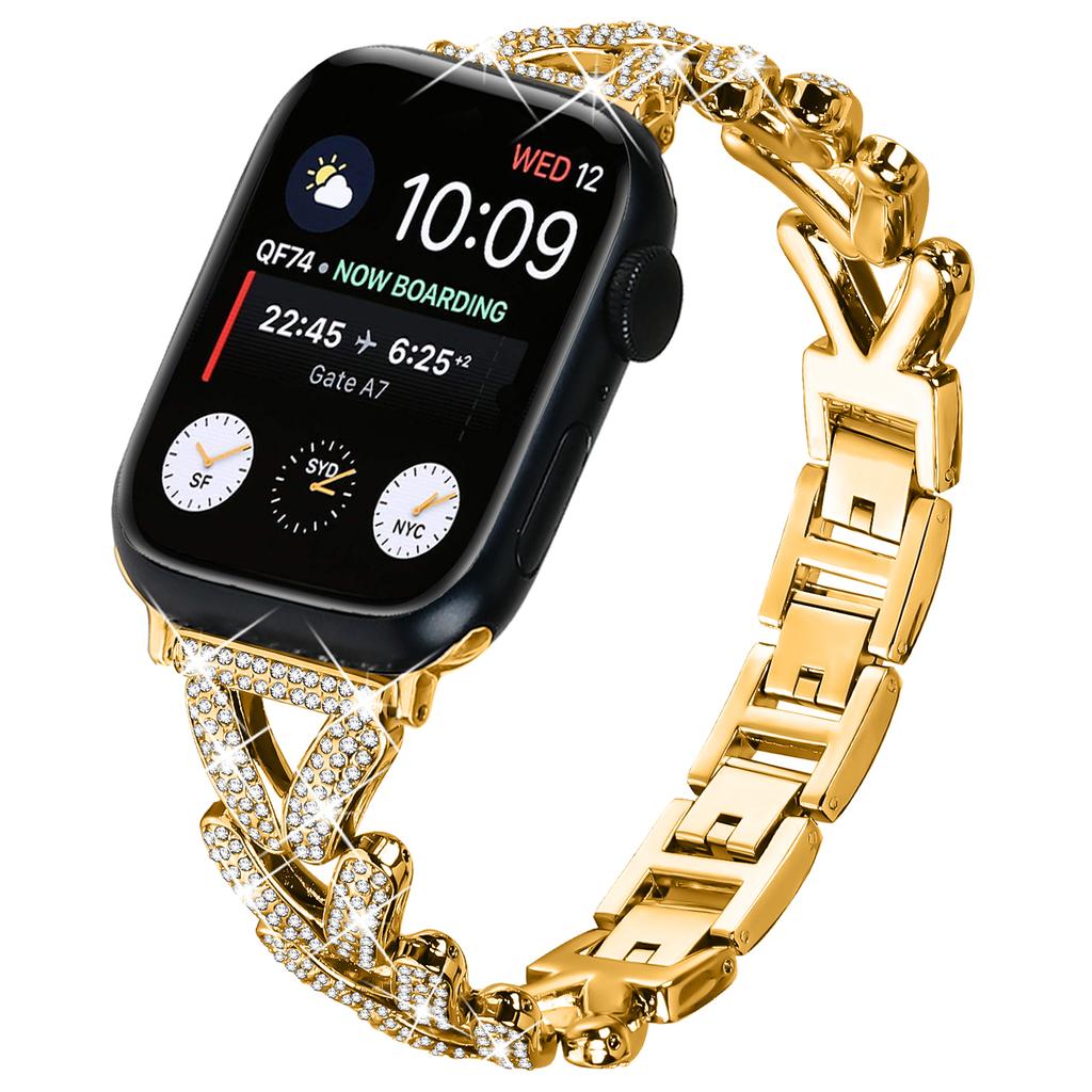 Ремешок для часов из цинкового сплава для Apple Watch 10 46 мм/Ultra 2/Ultra 49 мм/SE (2023)/(2022)/(2020) 6 5 4 44мм/3 2 1 42мм