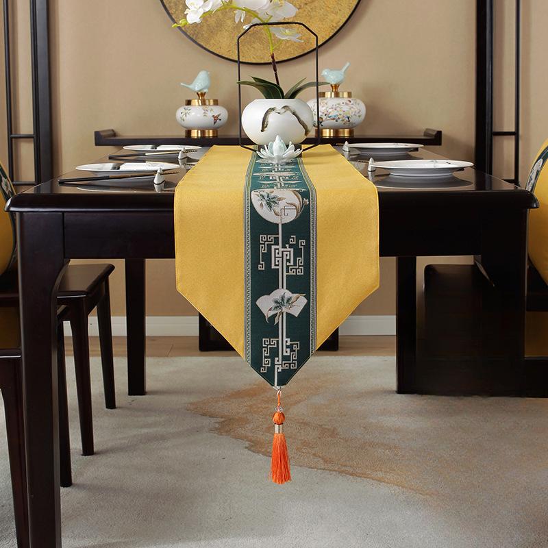 Водонепроницаемый новый китайский стиль настольный флаг чайная церемония дзен чайный коврик чайный стол ткань длинная полоса скатерть китайский стиль скатерть