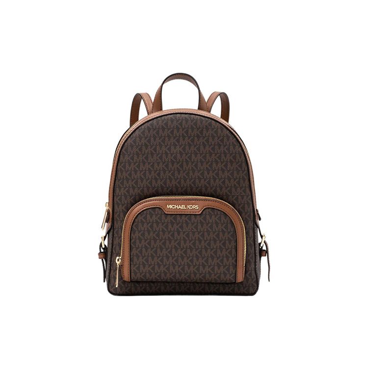 Michael Kors Рюкзак Mk Jaycee 24 на молнии, классический с монограммой, женский, коричневый 35S2G8TB2B-200